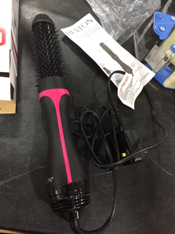 Photo 1 of Revlon One Step Root Booster Round Brush Dryer and Hair Styler | Fight Frizz and Add Volume, (1-1/2 in)
