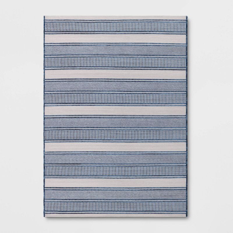 Photo 1 of 5' X 7' Stripe Outdoor Rug - Threshold™