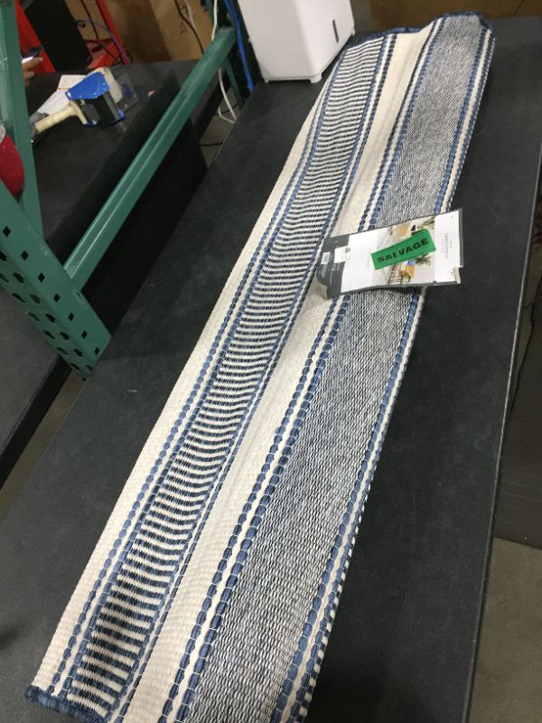 Photo 2 of 5' X 7' Stripe Outdoor Rug - Threshold™