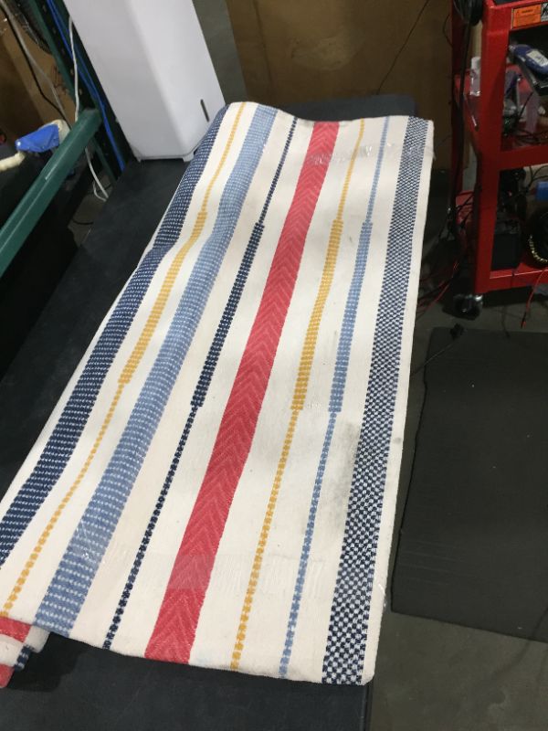 Photo 2 of 4'x5.6' Striped Rug - Pillowfort