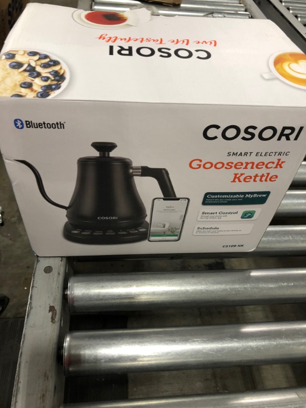 Photo 4 of COSORI Electric Gooseneck Kettle Smart Bluetooth with Variable Temperature Control, Pour Over Coffee Kettle & Tea Kettle, 100% Stainless Steel Inner Lid & Bottom, Quick Heating, Matte Black
