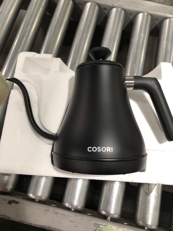 Photo 2 of COSORI Electric Gooseneck Kettle Smart Bluetooth with Variable Temperature Control, Pour Over Coffee Kettle & Tea Kettle, 100% Stainless Steel Inner Lid & Bottom, Quick Heating, Matte Black
