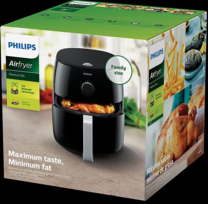 Photo 1 of PHILIPS Avance Collection XXL Airfryer, 3 lb, Black
