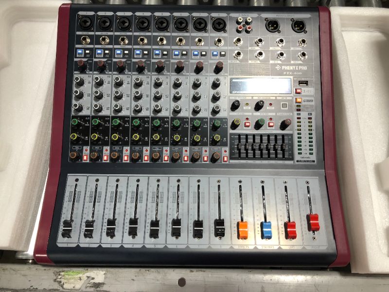 Photo 3 of Phenyx Pro PTX-400 10-Channel Audio Mixer with 256 DSP Effects