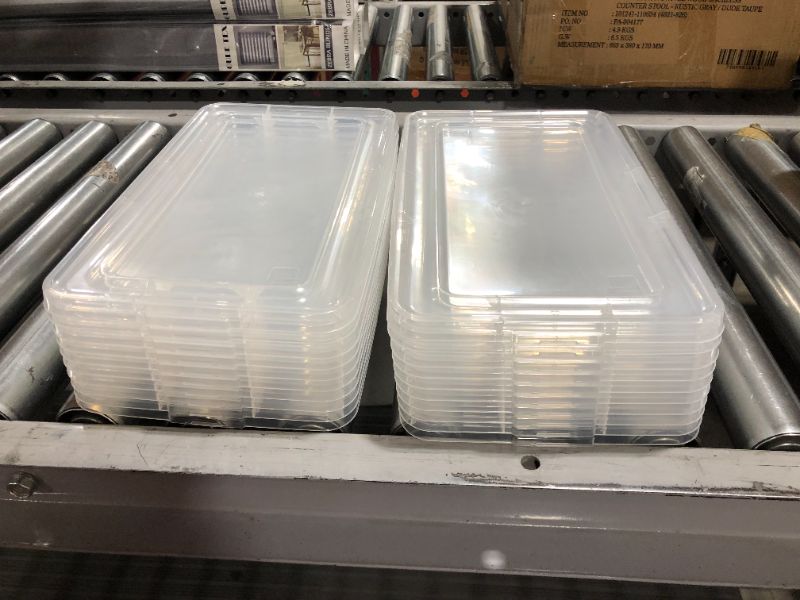 Photo 5 of IRIS 5 Quart Clear Storage Box, 20 Pack