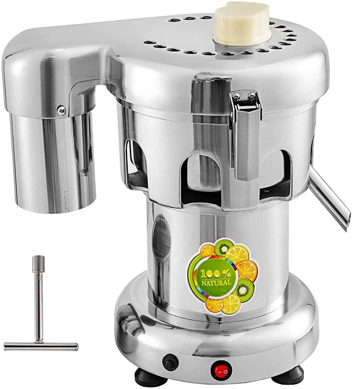 Photo 1 of VBENLEM Commercial Juice Extractor Heavy Duty Juicer Aluminum Casting and Stainless Steel Constructed Centrifugal Juice Extractor Juicing both Fruit and Vegetable