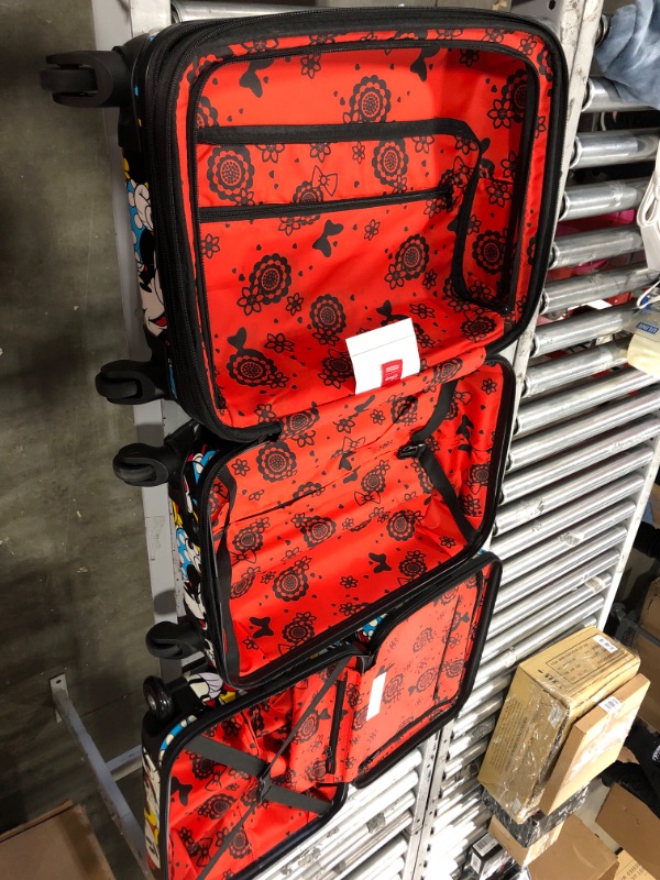 Photo 3 of American Tourister Disney Hardside Luggage with Spinner Wheels, Minnie Mouse 2, 2-Piece Set (18/21)