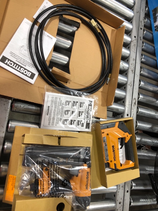 Photo 1 of Bostitch Air Compressor Combo Kit, 3-Tool (BTFP3KIT) 21.1 x 19.5 x 18 inches
