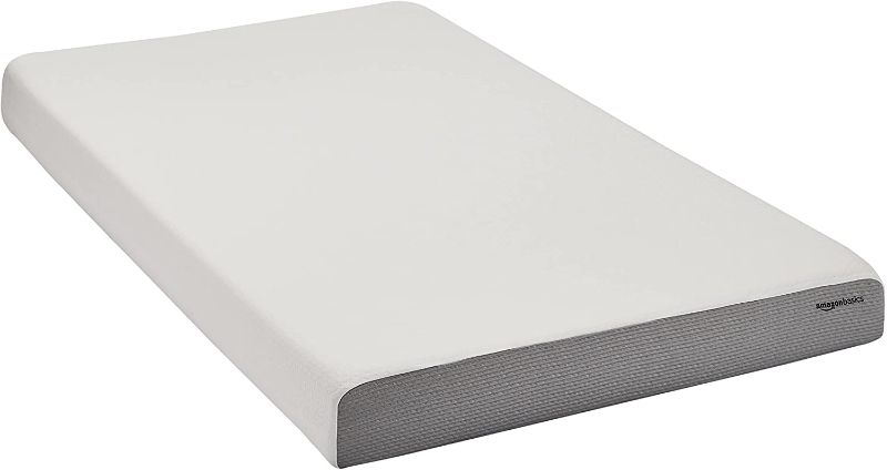 Photo 1 of Amazon Basics 8-Inch Memory Foam Mattress - Soft Plush Feel, Twin
