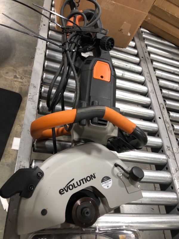 Photo 5 of Evolution (R300DCT+) - 12 in Concrete Saw (Aka Circular Saw, Angle Grinder, Chop Saw, Cut Off Saw, Demo Saw, Disc Cutter, Power Cutter) - 15A Motor, No Gas - 4-1/2 in Cut - Incl Premium Diamond Blade
