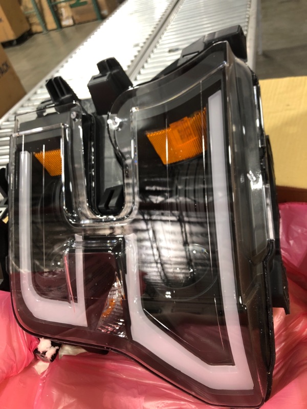 Photo 1 of ANZO 111347 Projector Plank Style H.L. Black Clear Amber Ford F-150 15-17
