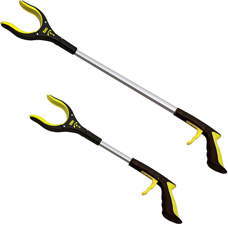 Photo 1 of 2-Pack 32 Inch and 19 Inch Grabber Reacher with Rotating Jaw - Mobility Aid Reaching Assist Tool
