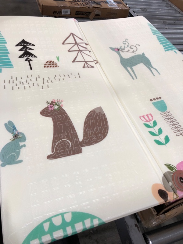 Photo 1 of Baby Play mat, playmat, Baby mat Folding Extra Large Thick Foam Crawling playmats Reversible Waterproof Portable playmat for Babies (Bear)
