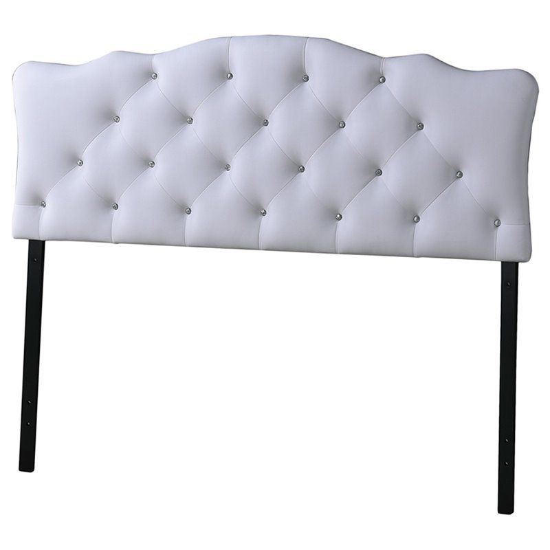 Photo 1 of Baxton Studio Rita White Queen Headboard
