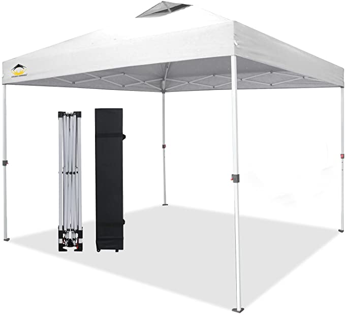 Photo 1 of 8x8 Pop Up Canopy, Patented One Push Tent Canopy, Wheeled Carry Bag