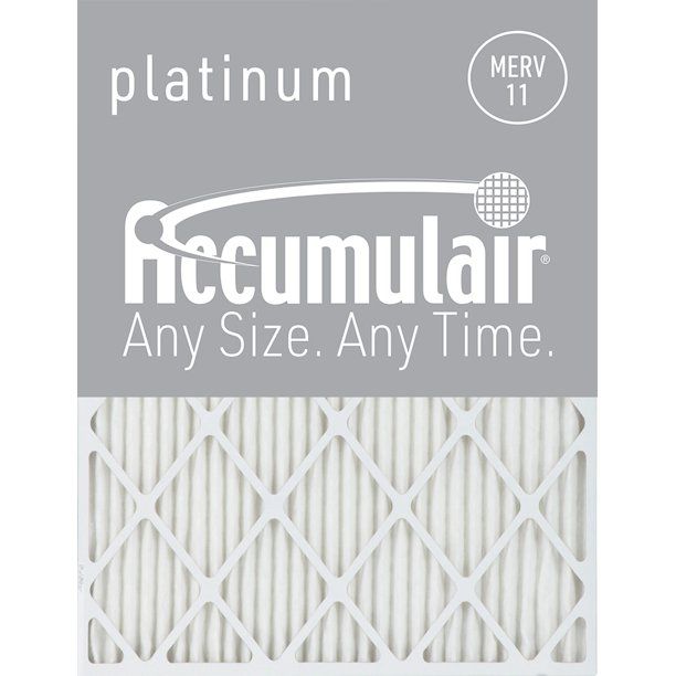 Photo 1 of 20x25x4 Accumulair Platinum 4-Inch Filter (MERV 11) 6 PACK
