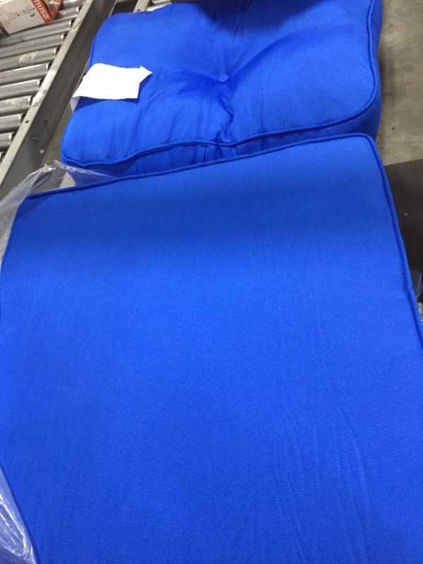 Photo 1 of BLUE SEAT CUSHIONS