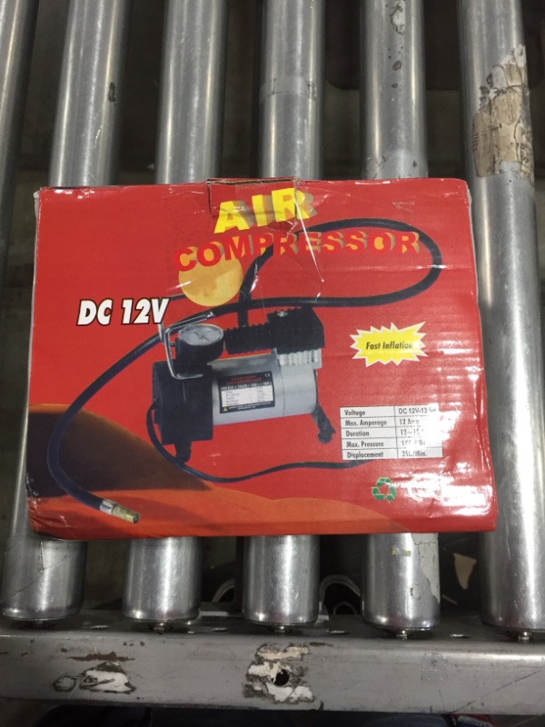 Photo 1 of 12V DC Portable Air Compressor Pump, Digital Tire Inflator