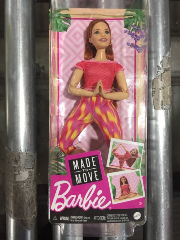 Photo 1 of Barbie Made to Move Doll - Orange Dye Pants