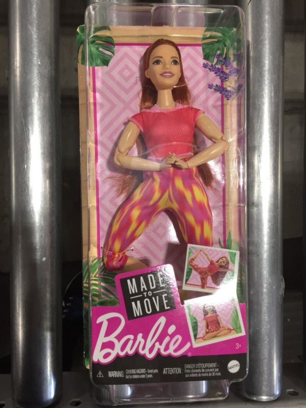 Photo 2 of Barbie Made to Move Doll, Curvy, with 22 Flexible Joints