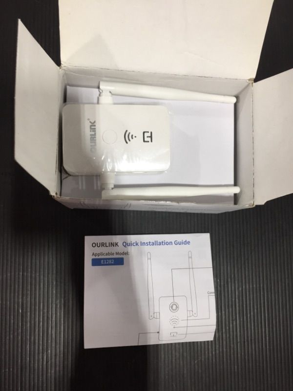 Photo 1 of 1200Mbps WiFi Range Extender OURLINK AC1200 Signal Booster Repeater, Add Coverage up to 1500 sq.ft. in Your House, Extend 2.4GHz & 5GHz Wi-Fi, Easy Setup

