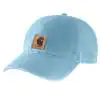 Photo 1 of CARHARTT Men's OFA Powder Blue Cotton Canvas Cap. ONE SIZE. NEW WITH TAGS, SOME STAINS & DIRT MARKS PRESENT.
