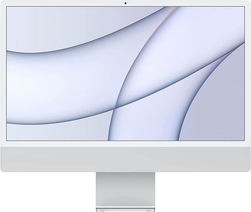 Photo 1 of 2021 Apple iMac (24-inch, Apple M1 chip with 8?core CPU and 7?core GPU, 8GB RAM, 256GB) - Silver SEALED
