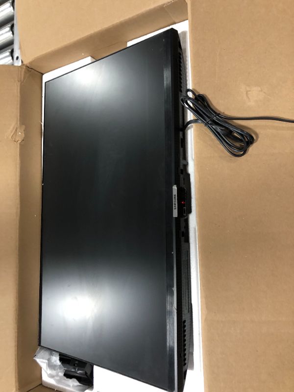 Photo 3 of Samsung - AM500 Series 24" IPS LED FHD Smart Tizen Monitor with Streaming TV  MAJOR ARTIFACTING SELLING FOR PARTS