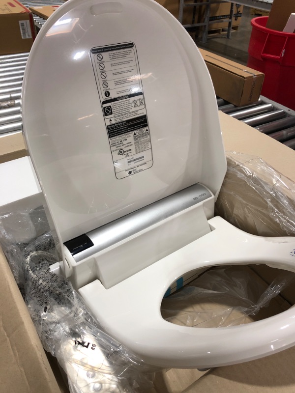 Photo 7 of Bio Bidet Bliss BB-1700 Round White Toilet Seat with Warm Water, Hybrid Heating Hydroflush Technology, Side Panel, Posterior and Feminine Wash Self Cleaning Electric Bidet Easy DIY Installation
