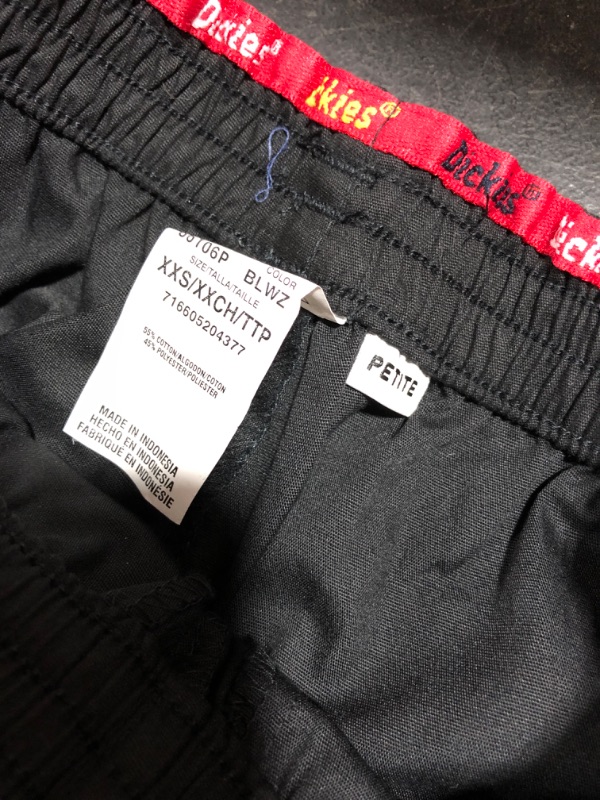 Photo 1 of Dickies EDS Signature Women Scrubs Pant Natural Rise Tapered Leg Pull-On 86106
SIZE XXS.