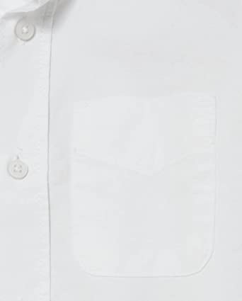 Photo 3 of The Children's Place Boys' Long Sleeve Oxford Shirt. WHITE. SIZE 10/12 L/G.
