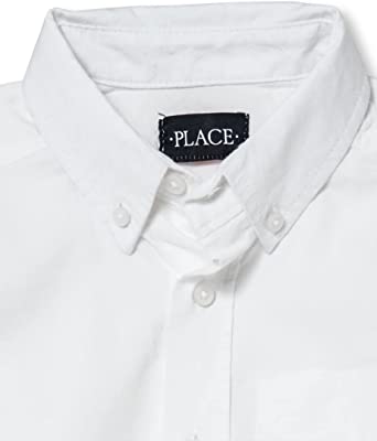 Photo 2 of The Children's Place Boys' Long Sleeve Oxford Shirt. WHITE. SIZE 10/12 L/G.
