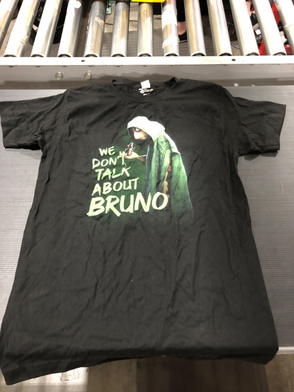 Photo 2 of Disney Encanto We Don’t Talk About Bruno Dark T-Shirt
SIZE SMALL. PRIOR USE.