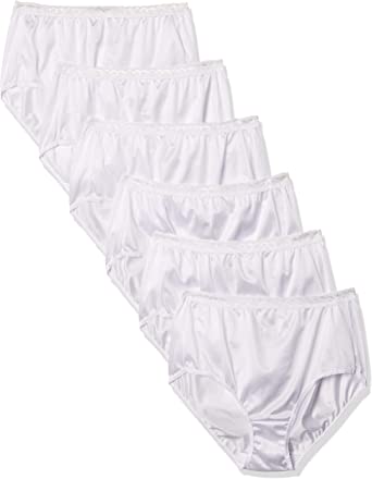 Photo 1 of JUST MY SIZE Women's Plus Size Cool Comfort Nylon Brief 6-Pack
SIZE 9. OPEN PACKAGE.