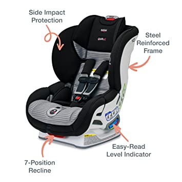 Photo 3 of Britax Marathon ClickTight Convertible Car Seat, Dual Comfort Grey - Moisture Wicking & Ventilating Fabric [Amazon Exclusive]
OPEN BOX. PRIOR USE.