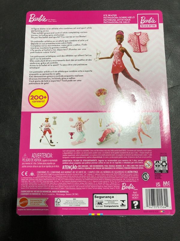 Photo 1 of Barbie Ice Skater Player Doll
