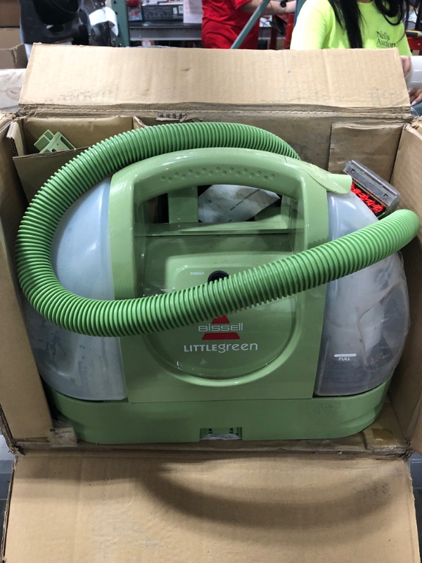 Photo 2 of BISSELL Little Green Multi-Purpose Portable Carpet and Upholstery Cleaner, 1400B
