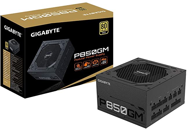 Photo 1 of Gigabyte GP-P850GM (80 Plus Gold 850W, Modular, Smart Fan, Smart Power Protection, Power Supply)
OPEN BOX. PRIOR USE POSSIBLE.