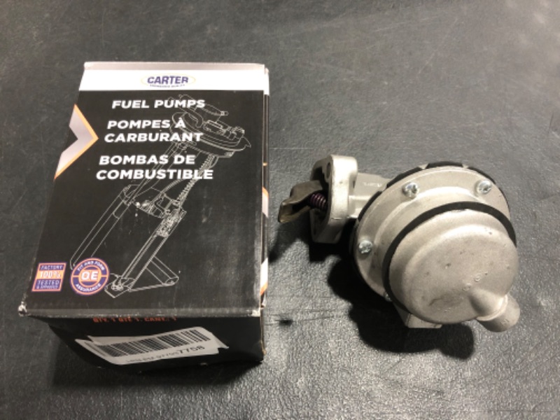 Photo 1 of CARTER FUEL PUMP. UNKNOWN MAKE/MODEL. OPEN BOX.