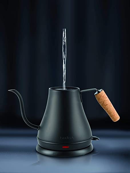 Photo 2 of Bodum 11883-57US Melior Gooseneck Electric Water Kettle, 27 Ounces, Matte Silver
OPEN BOX. PRIOR USE.