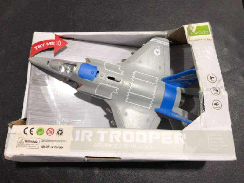 Photo 1 of ARMED FORCES AIR TROOPER AIR SIMULATION TOY JET. 