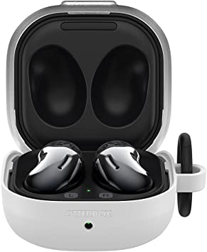 Photo 1 of OTTERBOX Hard Shell Case for Samsung Galaxy Buds Live & Buds Pro - White Crystal (Case only)
