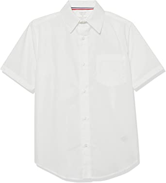 Photo 1 of French Toast Boys' Short Sleeve Poplin Dress Shirt. WHITE.
SIZE 16