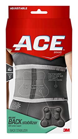 Photo 1 of ACE Deluxe Back Stabilizer, with Lumbar Support, Back Brace, Doctor Developed, Adjustable, Helps with Herniated Discs and Sciatica
MISSING PACKAGE. PRIOR USE.