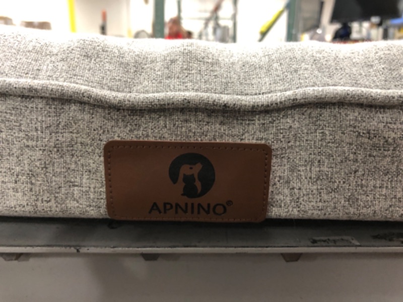 Photo 2 of APNINO PET BED, LIGHT GREY. APPROX. 27 X 35 INCH. MISSING ORIGINAL BOX.