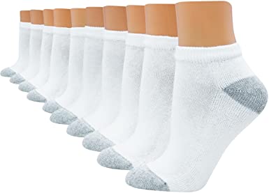 Photo 1 of Hanes Women's 10-Pair Value Pack Low Cut Socks
SHOE SIZE 8-12.