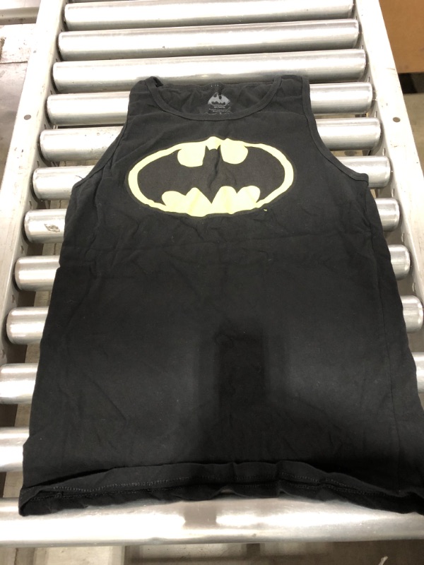 Photo 2 of DC Comics Men's Batman Basic Logo Tank Top
SIZE SMALL. PRIOR USE.