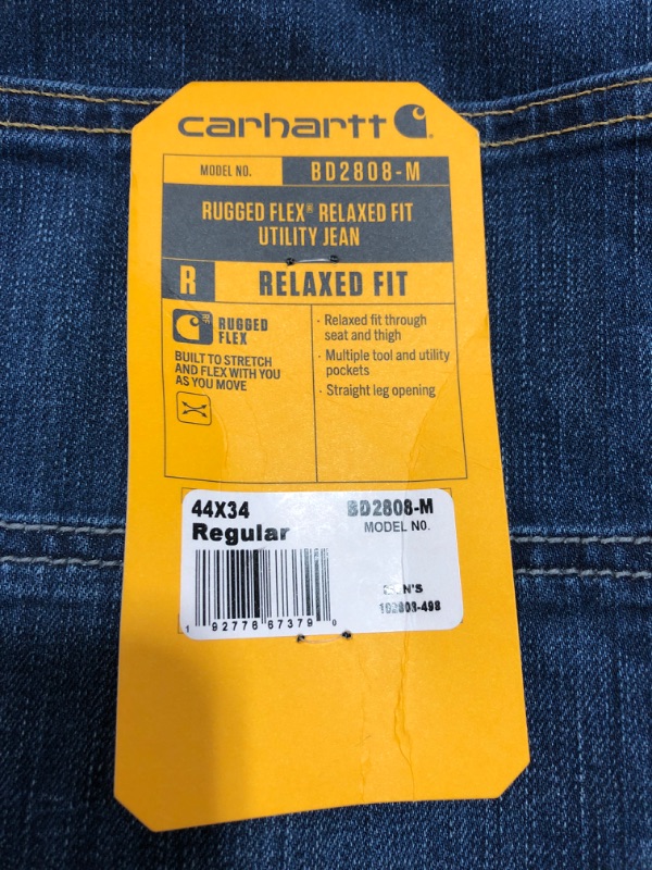 Photo 4 of Carhartt Men's Rugged Flex Relaxed Fit Utility Jean
SIZE 44 X 34 REGULAR. NEW WITH TAGS. 