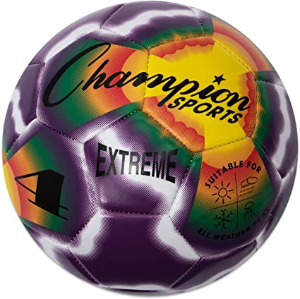 Photo 1 of Champion Sports Extreme Series Composite Tie Dye Soccer Ball - Available In Sizes 3, 4, 5
SIZE 4. PRIOR USE.