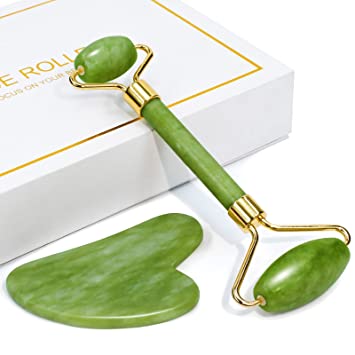 Photo 1 of Gua Sha Facial Tool & Jade Roller Set from Huefull Designed to Reduce Puffiness and Improve Wrinkles, Massage Tools for Your face and Body Treatment……
PHOTO FOR REFERENCE.